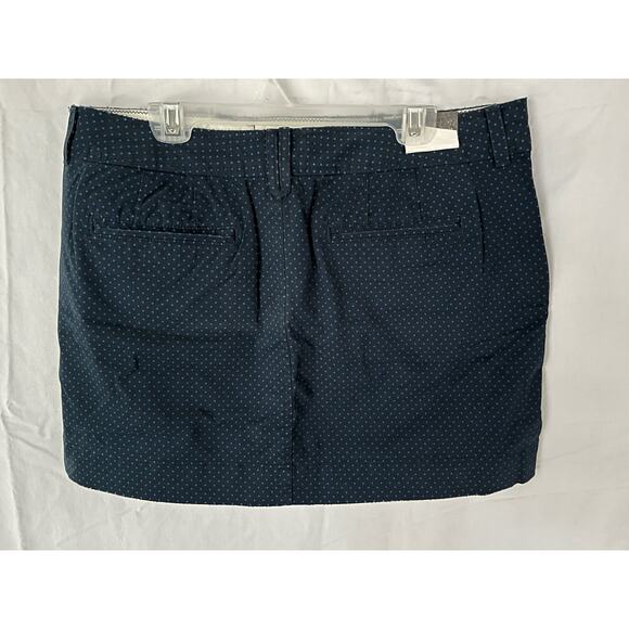 New! Old Navy "The Perfect Khakis" dark blue skirt, size 8 preppy casual - Picture 3 of 8